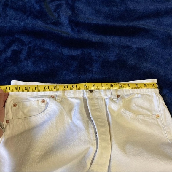 Vintage 80s-90s Levi’s White 501s 34x31 Made in the USA - Picture 15 of 16